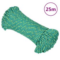  Boottouw 4 mm 25 m polypropyleen groen
