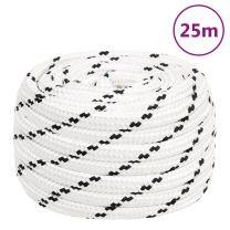  Werktouw 20 mm 25 m polyester wit