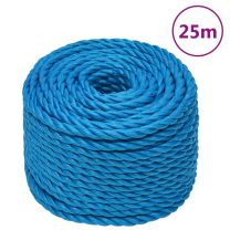  Werktouw 20 mm 25 m polypropeen blauw
