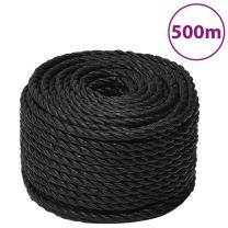  Werktouw 12 mm 500 m polypropeen zwart