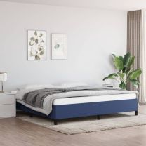  Bedframe zonder matras stof blauw 200x200 cm