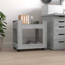  Bureaukastje 60x45x60 cm bewerkt hout grijs sonoma eikenkleurig