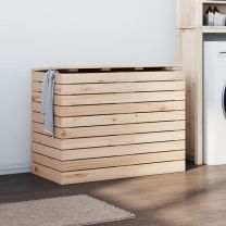  Wasmand 88,5x44x66 cm massief grenenhout