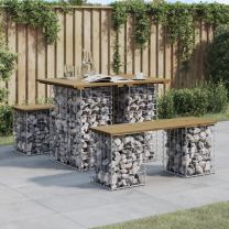  Tuinbank schanskorfontwerp 100x70x72 cm gempregneerd hout
