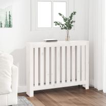  Radiatorombouw 108,5x19x84 cm massief grenenhout wit