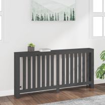  Radiatorombouw 169x19x84 cm massief grenenhout grijs