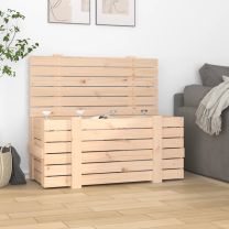  Opbergbox 91x40,5x42 cm massief grenenhout