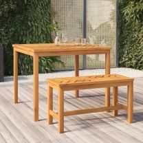  Tuintafel 90x90x74 cm massief acaciahout