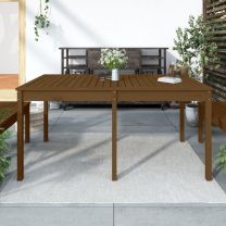  Tuintafel 159,5x82,5x76 cm massief grenenhout honingbruin