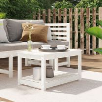  Tuintafel 82,5x50,5x45 cm massief grenenhout wit
