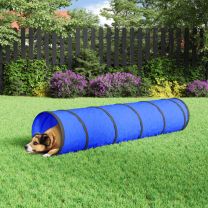  Hondentunnel  40 x 200 cm polyester blauw