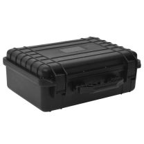  Flightcase draagbaar 47x36x18 cm PP zwart