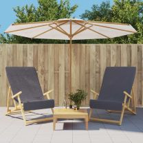  Strandhanddoeken 2 st 400 g/m 60x135 cm stof antracietkleurig