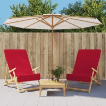  Strandhanddoeken 2 st 400 g/m 60x135 cm stof bordeauxrood