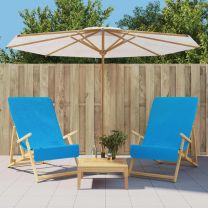  Strandhanddoeken 2 st 400 g/m 60x135 cm stof turquoise