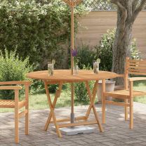  Tuintafel inklapbaar  110x75 cm massief teakhout
