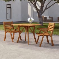  Tuintafel 85x85x75 cm massief acaciahout