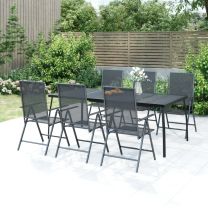  Tuintafel 200x100x72 cm staalgaas antracietkleurig