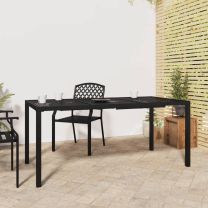  Tuintafel 165x80x72 cm staal antracietkleurig