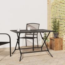  Tuintafel inklapbaar 110x80x72 cm staalgaas antracietkleurig
