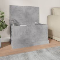  Opbergbox 70x40x38 cm bewerkt hout betongrijs