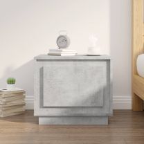  Salontafel 51x50x44 cm bewerkt hout betongrijs