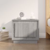  Salontafel 51x50x44 cm bewerkt hout grijs sonoma eikenkleurig