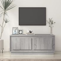  Salontafel 102x50x44 cm bewerkt hout grijs sonoma eikenkleurig