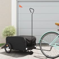  Fietstrailer 45 kg ijzer zwart