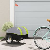  Fietstrailer 30 kg ijzer zwart en groen