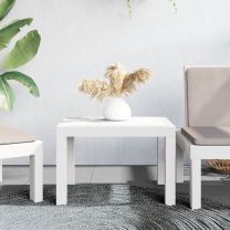  Tuintafel 59x47x40 cm PP wit