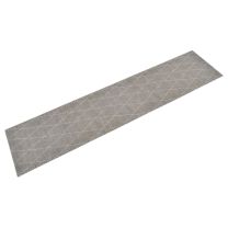  Keukenmat wasbaar geruit 60x300 cm fluweel
