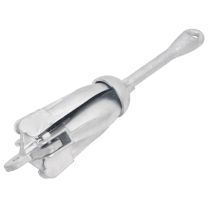  Anker inklapbaar 2,5 kg smeedijzer zilverkleurig