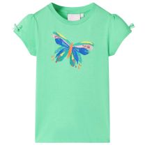Kindershirt 140 lichtgroen