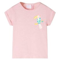 Kindershirt 92 lichtroze