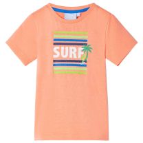 Kindershirt 92 neonoranje