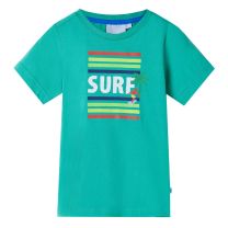Kindershirt 140 groen