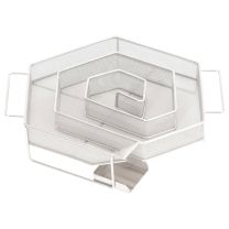  Rookgenerator koud 6-hoekig 22,5 cm roestvrij staal