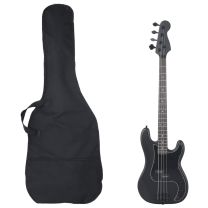  Basgitaar voor beginners elektrisch met tas 4/4 46" zwart