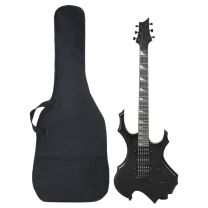  Gitaar voor beginners elektrisch met tas 4/4 39" zwart