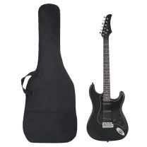  Gitaar voor beginners elektrisch met tas 4/4 39" zwart