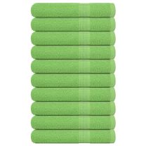Saunahanddoeken 10 st 80x200 cm 360 g/m 100% katoen appelgroen