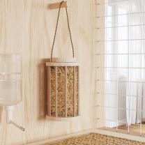 Hooiruif voor konijnen 15x25,5 cm massief vurenhout