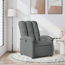  Fauteuil verstelbaar stof donkergrijs