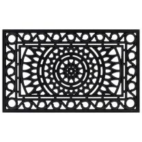  Deurmat rechthoekig 45x75 cm rubber
