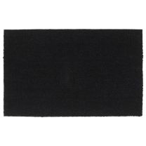  Deurmat 50x80 cm getufte kokosvezel zwart