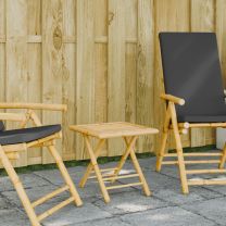  Tuintafel inklapbaar 45x45x45 cm bamboe