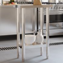  Keukenwerktafel 55x30x85 cm roestvrij staal