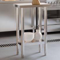  Keukenwerktafel 55x55x85 cm roestvrij staal