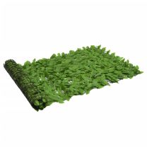  Balkonscherm met groene bladeren 200x100 cm